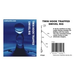 WSB Twin Hook Trapped Swivel Rig X 1 Pack Of 5 -Outwell || Vango || Fiamma Sales Store tt321 1