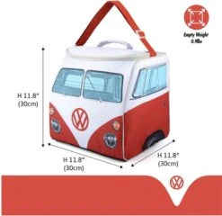 Volkswagen Large Red Cooler Bag -Outwell || Vango || Fiamma Sales Store vw cooler bag red 5