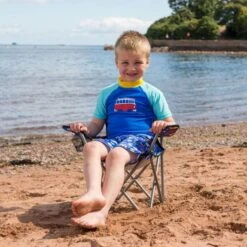 Volkswagen Kids Blue Camping Chair -Outwell || Vango || Fiamma Sales Store vw kids chair 7 min