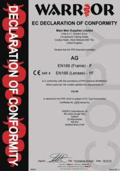 Warrior Grey Anti-Glare Lens Spectacle One Size - 12 Pack -Outwell || Vango || Fiamma Sales Store warrior grey anti glare lens spectacle one size declaration