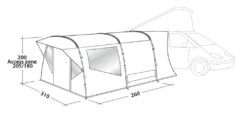Easy Camp Wimberly Drive Away Awning -Outwell || Vango || Fiamma Sales Store wimberly dimensions